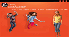 Desktop Screenshot of agencelafond.com